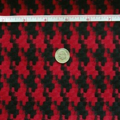 HEAVY ACRYLIC WINTER JACKET COAT CRAFTS FABRIC BIG 30 mm HOUNDSTOOTH CHECK 44’W