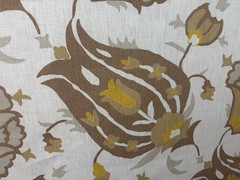 Groundworks “Turkish Flower” 100% Linen 3 Yards MSRP: $255/Yard