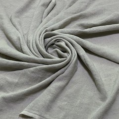 HEAVY LINEN 100% UPHOLSTERY DRAPERY FABRIC NATURAL FLAX OATMEAL BIO-WASHED 55″W