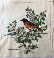 8 Panel AMERICAN SONGBIRD VIP CRANSTON Cotton FABRIC Panels 44″ x 24.5″