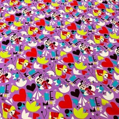 Animated Characters Print 4-way Stretch Fabric 60″ wide Swimsuit Spandex By Yard