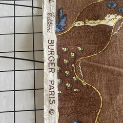 Brunschwig & Fils BURGER PARIS “ Myrtil “vintage trellis fabric 54×25 New