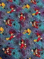 Disney Mickey Mouse Halloween 100% Cotton Fabric by the Half Yard 18″ x 43″