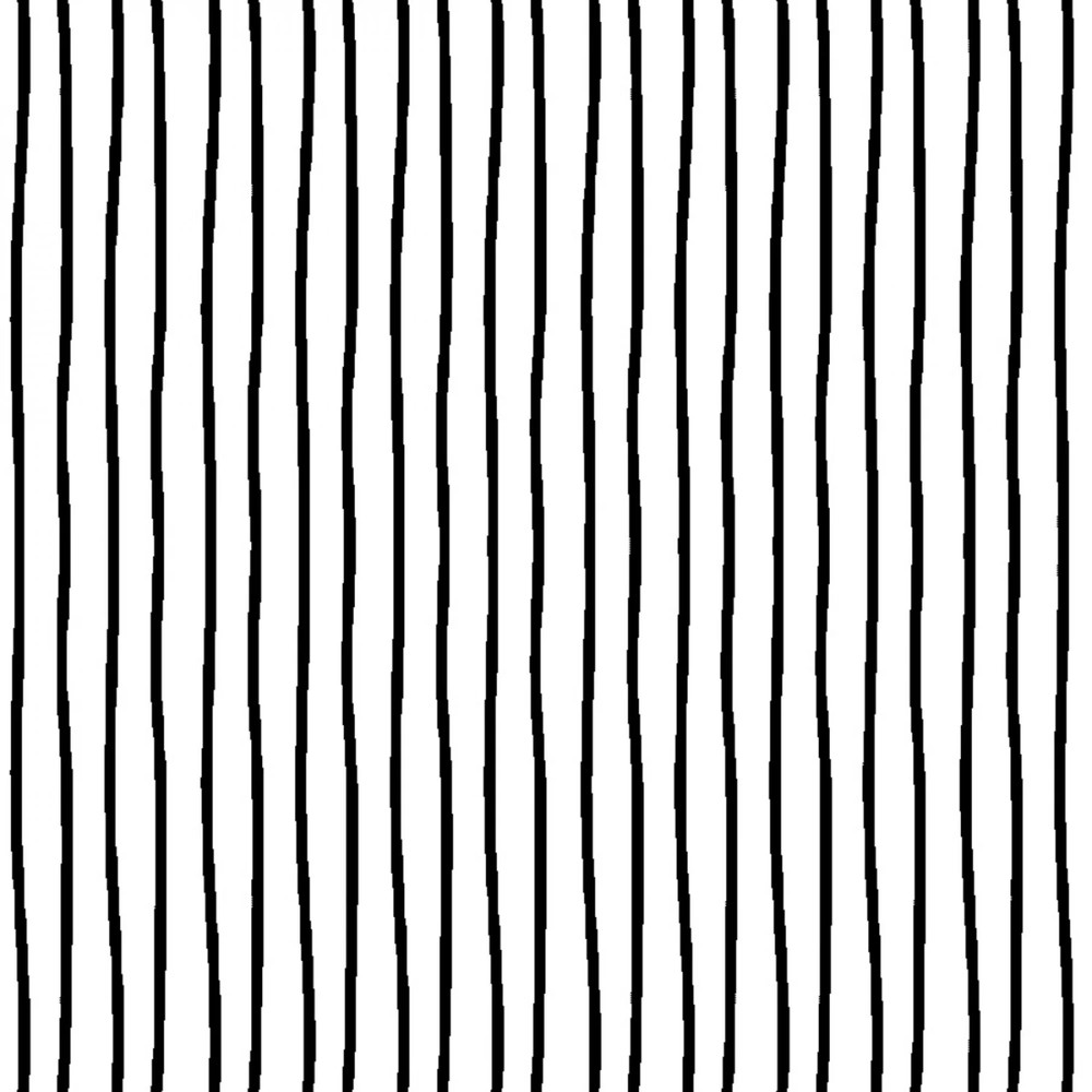 White/Black Stripe Quilt Fabric