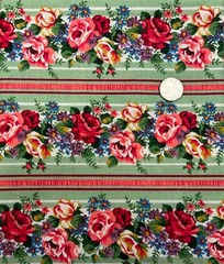 Multi-Color Floral 100% Cotton Fabric 1 yard 35″ x 44″ F10