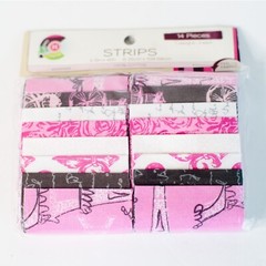 Creative Cuts Strips 100% Cotton Fabric Editions 14 Pcs 2 Each 7 Designs NEW