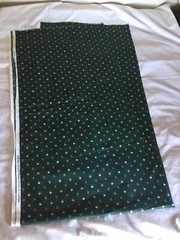 2.33 Yards Paul Kaufmann Baskets Dots Cotton Fabric Green Colorworks