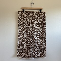 Joann Fleece Fabric Safari Giraffe Animal Print 1 Yard