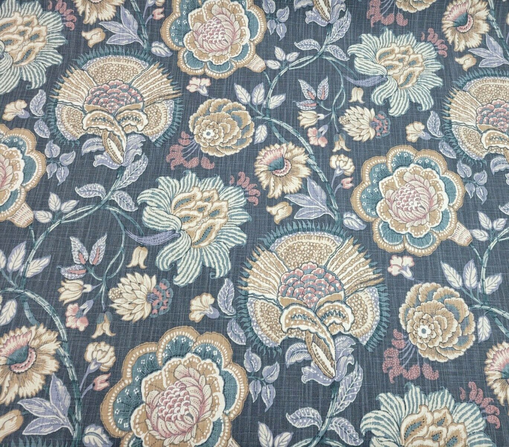 Smithson in Bittersweet BTY Richloom 100% Cotton Slub 54″ Wide Floral