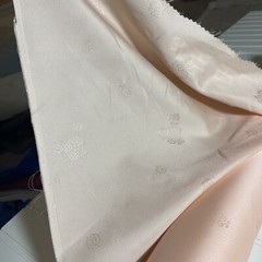 SILK light Peach, FABRIC 1 Yard x 22 Inches Wide or 36 Inches x 22 Wide By Yard