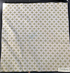 THIBAUT Bernard in Green 16 1/2 x 16 5/8″ Textural Fabric Sample