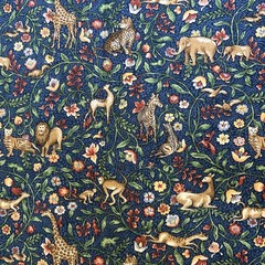 VERA BRADLEY Retired Animal Kingdom Fabric 54″ x 138″