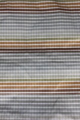 Vintage Plaid Faux Silk Fabric 57×114 Striped Checked 3 Yards