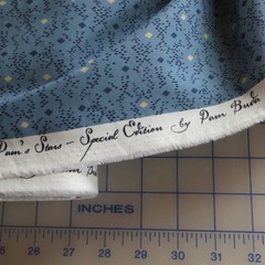 1/2 Yard ~ Pam’s Stars Blue Sideboard by Marcus $3.99 Ships ANY Amount Fabric