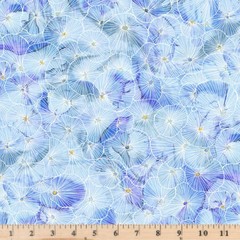 Painted Sea Linear bursts Light Blue 05942LB by half yard continuous cuts