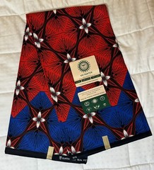 Ankara/Kitenge Fabric from Tanzania, 6 Yards of African Wax Print, 100% cotton