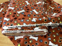 Snuggle Flannel Paws & Bones fabrics JO-ANN FABRICS New 5 Yards Available BTY