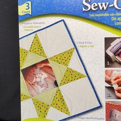Dritz Printed Treasures Inkjet 3 Printable Fabric Sheets Cotton Quilting