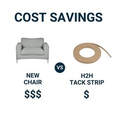 Cardboard Tack Strip for Upholstery, 1/2″ x 20yd