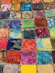 150 Batik Fabric 2.50″ Quilt Squares Bundle 100% Cotton Charm