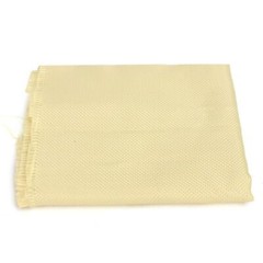 200gsm Fabric Woven Aramid Fiber Cloth Plain 100cm/39.4” Width Yellow