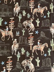 Windham Fabric Presents Desert Cowboy by Whistler Studios 18 Inches x 42 Inches