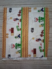super mario luigi fun fabric 12 x 12 inch 1pc