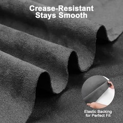 Premium Suede Fabric Wrap – 17×70 inch Suede Wrap for Car 17 x70 Inches Black