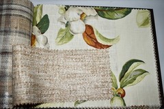 Big FABRIC SAMPLE BOOK Red Spice SEDONA Autumn 45pcs LOT Print Embroidery Woven