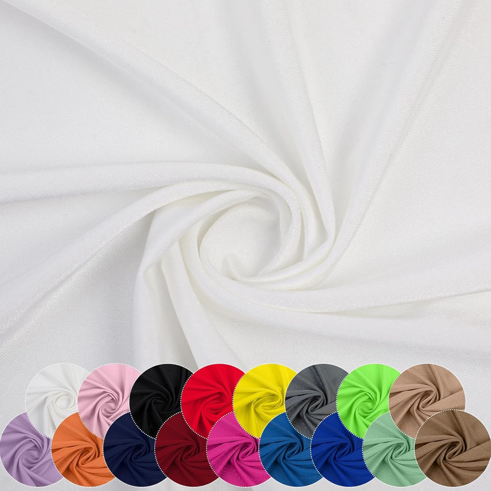 Nylon Spandex Fabric, 80% Nylon, 20% Spandex, Swimwear, Activewear Fabric 4 Way