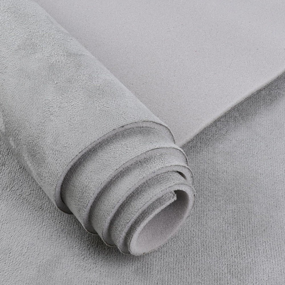 Gray Suede Headliner Fabric – 120″ L × 60″ W Auto Head Liners, Fabric Tube