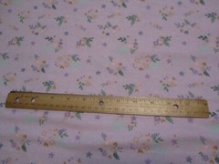 2 Yards Pink Camelot Periwinkle Flowered Flannel Fabric