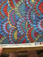 “PAPER FANS” KAFFE FASSETT #143 BY THE YARD ** PRE WASHED***