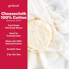 Everyday 100% Cotton Cheesecloth, 2 Square Yards, Bleached