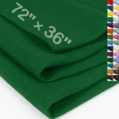 Moss Green Large Felt Fabric 72″ X 36 “, 1.4 Mm Thick Soft Felt Fabric