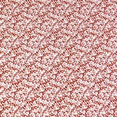 Peach & Ivory Calico Cotton Fabric, Packed Tiny Flowers, Per FQ