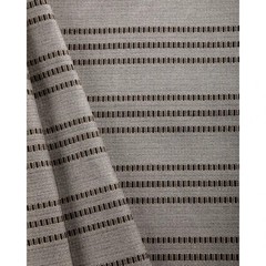Groundworks OUTDOOR Striped Uphol Fabric- Fringe Weave / B&W 6 yds GWF-3825.816