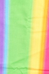 2.0 Yards Springs Fabric Ombre Rainbow Stripe Bright Colors Yellow Purple