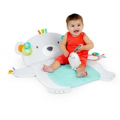 Tummy Time Prop & Play Mat: Animals Theme, Developmental Toy