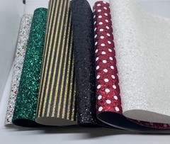 6 Sheets Faux Leather, Glitter Sheets, 8×11” Lot Of Leatherette, Faux Leather B1