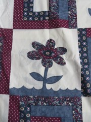 2 Yards 90 Inch Wide Quilt Blue Design Cotton Fabric Size 72 X 90 Inches