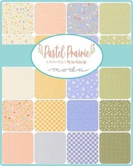 Moda PASTEL PRAIRIE Charm Pack 5-inch Cotton Precut Fabric Squares (42 pcs)