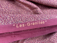 1981 D’Impression de Wesserling Etamine Fabric Les Granités 4 yards x 58″ wide