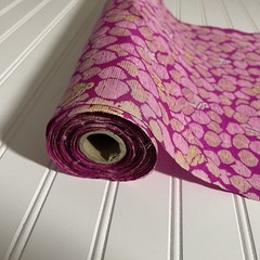 SILK Fuchsia Multicolor FABRIC 16 Yards x 15 Inches Wide or 576 Inches x 15 Wide