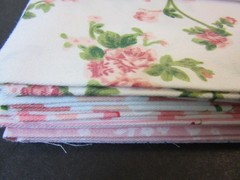 Mrs. Quilty 8 Fat Quarters Pink Floral 100% Cotton Premium Quilt Fabric