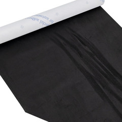 Suede Wrap Self-Adhesive Black Suede Car Interior Wrap 17in x 72in Microfiber…