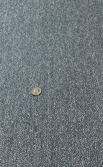 Upholstery Fabric Blue Spruce White Specks Woven Non-Slip Back 2-1/4 Yd 54” Wide