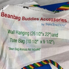 4 Cotton Quilt Fabric Traditions Beanbag Buddies Accessories Panels (140″ x 60″)