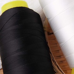 T70#69 Bonded Nylon Sewing Thread – 1500 Yard Spool T70 #69 210D/3, White