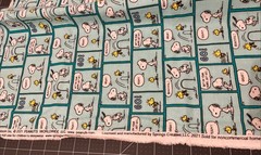 1 YARD + 26 INCHES Snoopy & Woodstock Peanuts FLANNEL Sewing Fabric